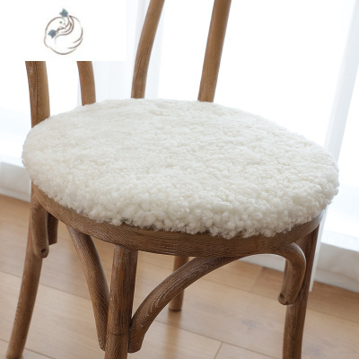 舒适主义卷椅垫纯坐垫沙发垫地毯餐椅垫卷毛圆形垫方垫毯