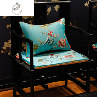 舒适主义新中式红木沙发椅子坐垫实木家具圈椅太师椅中国风茶椅垫防滑定制