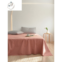 舒适主义Moryio简约纯色床单单件被单学生宿舍单人床罩床垫套床笠
