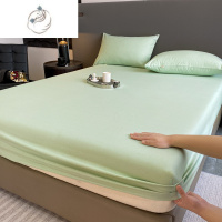 舒适主义老粗布床笠纯色100加厚布料床罩单件全包床垫套防滑床单定制