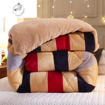 舒适主义[加厚冬被]羊羔绒棉被褥保暖学生宿舍冬季垫被单人毛绒被芯十斤