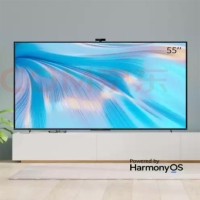 华为智慧屏 S Pro 55英寸120Hz 超薄全面屏 鸿蒙HarmonyOS AI摄像头 4K超高清液晶游戏电视机