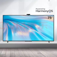 华为智慧屏 S Pro 75英寸120Hz 超薄全面屏 鸿蒙HarmonyOS AI摄像头 4K超高清液晶游戏电视机