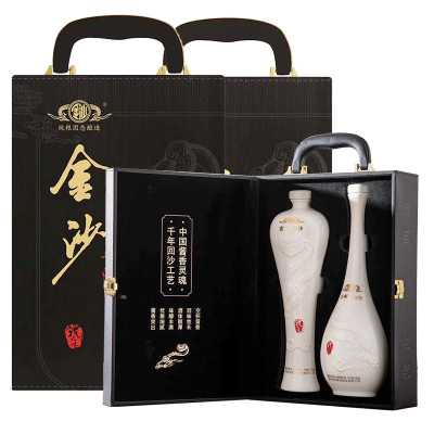 金沙酱酒(礼天下)53度酱香型白酒礼盒装500ml*2*3盒