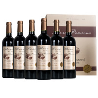 红皮诺法国进口红酒典藏13度干红葡萄酒750ml*6瓶