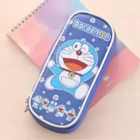 可爱小女孩铅笔袋创意文具盒卡通男女中小学生儿童学习铅笔盒笔袋 叮当猫大笑