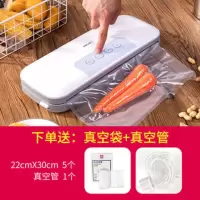 真空机包装机家用商用食品保鲜封包全自动小型干湿两用封口机 干湿两用/时尚款 标配