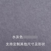 彩色软木板照片墙毛毡板幼儿园留言板背景墙照片板公告板墙贴背景 水灰色 70*120*0.9cm