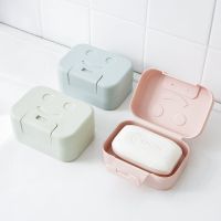 旅行肥皂盒香皂盒带盖锁扣便携可爱学生宿舍浴室家用北欧创意大号
