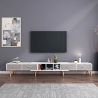 北欧电视柜茶几组合小户型家用客厅卧室现代简约地柜伸缩电视机柜