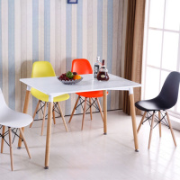 椅子伊姆斯椅现代简约餐椅家用凳子靠背书桌椅北欧简易塑料洽谈椅