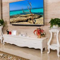 欧式电视柜茶几组合卧室客厅视听现代简约白色抽屉实木家具 1.8米欧式4抽电视柜