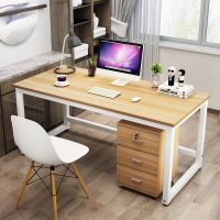 加固型简易电脑桌学生书桌双人办公桌台式家用写字台桌子简约现代