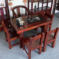 老船木茶桌椅组合 茶几桌 小型茶几实木茶台简约家具客厅家用套装