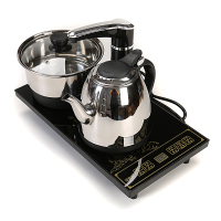 电茶炉玻璃养身壶煮茶器电磁炉茶具烧水壶全自动上水电热水壶抽水 半自动双炉款