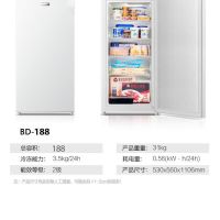 家用小冰柜立式侧开门全冷冻冷柜家用小冰箱精美冷冻立式冰柜|BD-188