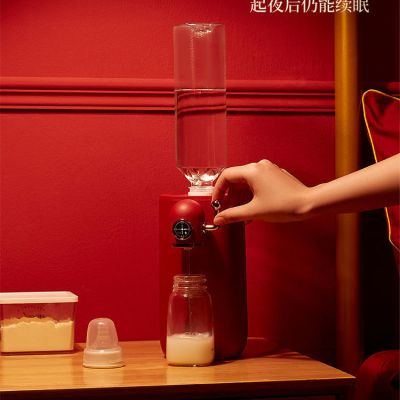 即热式饮水机复古三秒速热小型迷你家用热水办公婴儿冲奶|红色款-不需要马克杯