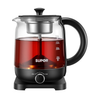煮茶器喷淋式家用全自动烧水壶玻璃电热养生网红蒸汽黑茶壶