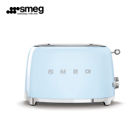 SMEG斯麦格 意大利进口 复古烤面包机不锈钢 多士炉 早餐机三明治吐司机两片式TSF01多色可选 浅蓝色