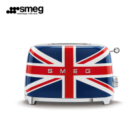 SMEG斯麦格 意大利进口 复古烤面包机不锈钢 多士炉 早餐机三明治吐司机两片式TSF01多色可选 米字旗限量款