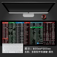 快捷键鼠标垫大号小号办公鼠标垫word/excel/ps/cad 鼠标垫加厚