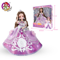 乐吉儿20周年公主 换装娃娃套装大礼盒女孩过家家洋娃娃玩具 浪漫玫瑰公主A082