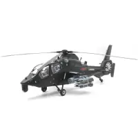 敦雅1:30直19武装直升机模型 黑旋风 直十九 直升机 1:48直20军事模型收藏送礼 退役送礼 直-19