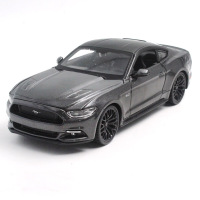 美驰图1:24 2015款 福特野马GT合金超跑玩具车模型仿真汽车模型 灰色