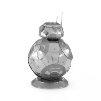 拼酷金属拼图军事建筑模型工具 创意3d立体金属拼装拼插模型玩具拼图DIY装饰工艺品 爱拼星球大战BB-8机器人