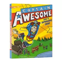 惠典正版英文原版 异能船长去露营Captain Awesome Goes to Superhero Camp