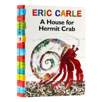 惠典正版英文原版 寄居蟹的新家 A House for Hermit Crab 直面困难 勇气 艾瑞卡尔