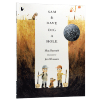 惠典正版英文原版绘本 Sam and Dave Dig a Hole 山姆和大卫去挖洞 凯迪克奖 格林威奖