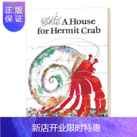惠典正版A House for Hermit Crab Eric Carle 英文原版绘本 寄居蟹的新家 艾