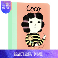 惠典正版Coco Chanel My First Coco Chanel 英文原版 小女孩大梦想纸板书 可可