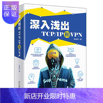 惠典正版正版 深入浅出TCP/IP和VPN 计算机网络 通信协议 路由选择 北京大学出版社