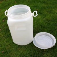 食品级塑料桶带盖家用酵素桶加厚密封发酵酿酒桶手提桶大号储水桶|新款30升60斤带内盖