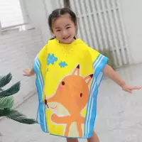 六一特惠:儿童卡通浴巾浴袍浴衣沙滩巾披风斗篷婴幼宝宝可穿浴巾