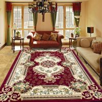 欧式宫廷客厅地毯卧室床边装饰加厚满铺大面积美式田园茶几地毯