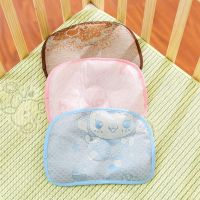 夏季婴儿冰丝凉枕宝宝枕头荞麦枕防偏头新生儿凉枕吸汗枕头0-3岁