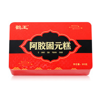 鹤王红枣枸杞型阿胶固元糕 500g 铁盒