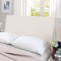 北欧风格万能全包床头套罩软包ins防尘床靠背木床保护套1.|玉石白 2.0米(适合1.9-2.1米床头使用)
