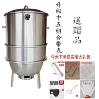电碳两用吊炉烧烤架户外烤肉炉子烤串炉家用木炭烧烤炉野外碳烤炉|中号可拆升级带表带大礼包