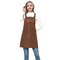 广告围裙logo印字薄款服务员女家用厨房防水防油工作服围腰男