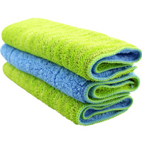 拖把布拖地毛巾布替换布夹固式拖布头平板地拖配件干湿两用