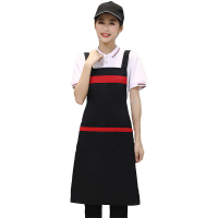 围裙广告工作服水果超市餐厅火锅店服务员女围腰logo印字
