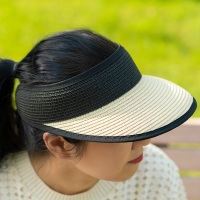 [出口英国原单]女士户外夏天时尚英伦休闲简约沙滩海边度假百搭防晒草帽太阳帽遮阳帽