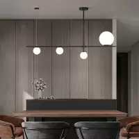 餐厅吊灯现代简约全铜北欧灯具创意个性大气橱窗灯具吧台吊灯