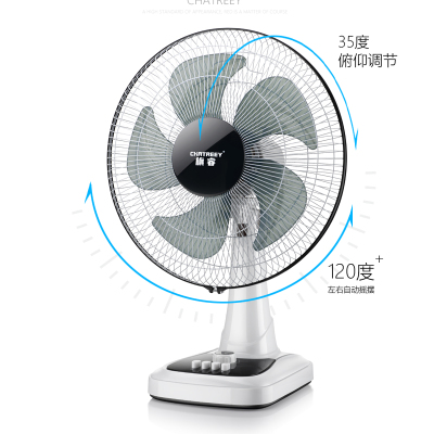 电风扇台式家用12寸16寸静音学生宿舍摇头定时节能台扇落地扇