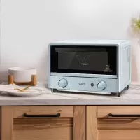 电烤箱家用小型迷你15l升多功能全自动家庭烘焙机小烤箱|蓝色