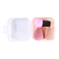 [新品]蘑菇头美妆蛋气垫粉扑套装葫芦粉扑鸡蛋盒套装包装遇水变大